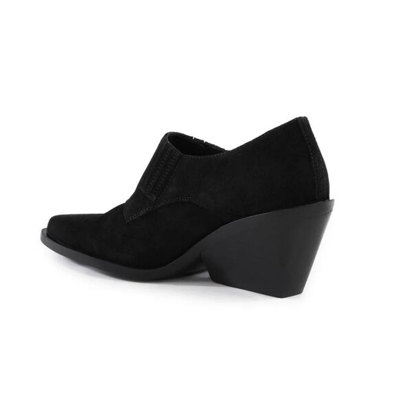 New Seychelles Black Suede Ankle Boots Bootie Seattle Sz 8 - Picture 3 of 9